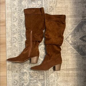 Brown Suede Women's Boots